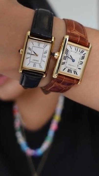 tank cartier dupe|seiko cartier tank style watch.